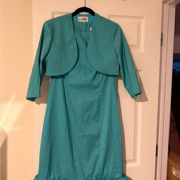 Joseph Ribkoff Turquoise Ensemble - Picture 2 of 6